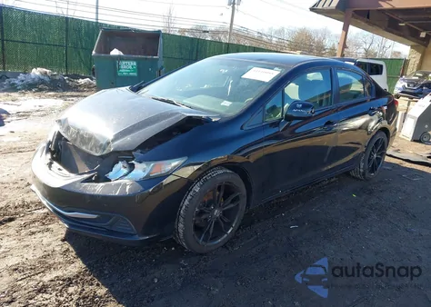 2013 Honda Civic Lx из США, поврежденный, VIN 2HGFB2F56DH587276